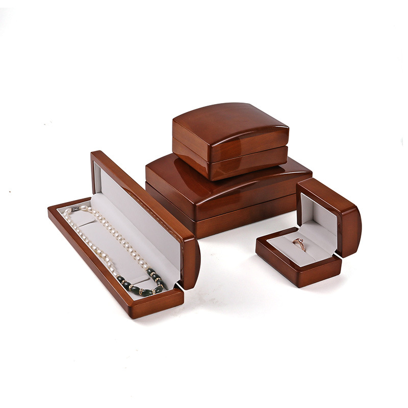 Wholesale Luxury Wooden Jewelry Box Custom Logo