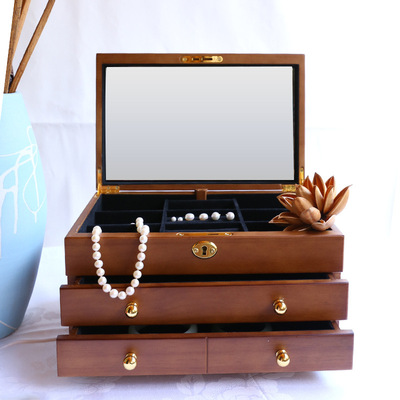 Jewelry wooden box