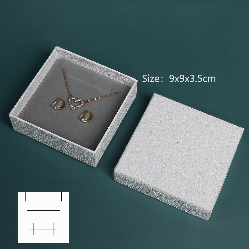 Jewelry Jewlery Earring Jewellery Packaging Jewelery Box and Paper Bag Necklace with Logo